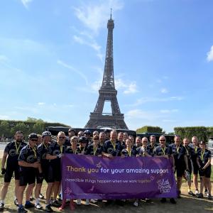 Our cyclists make it to Paris!