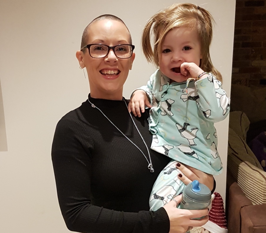 Mum raises £10,000 while battling breast cancer