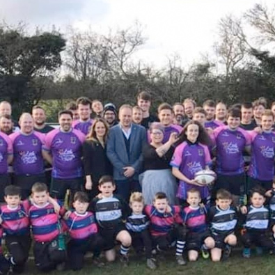 Rugby club's new kit breaks gender stereotypes