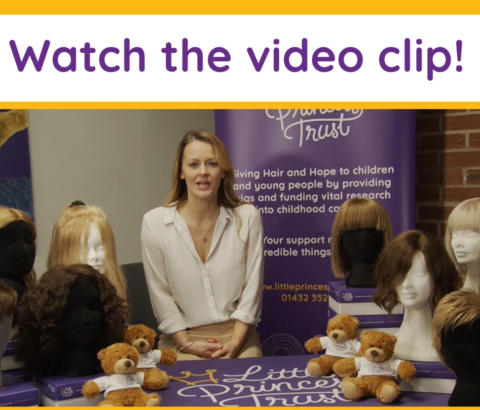 The lesson plan features videos explaining The Little Princess Trust's work.