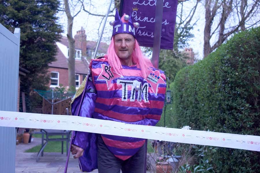 Tim Wheeler is taking on the 2.6 Challenge for The Little Princess Trust.