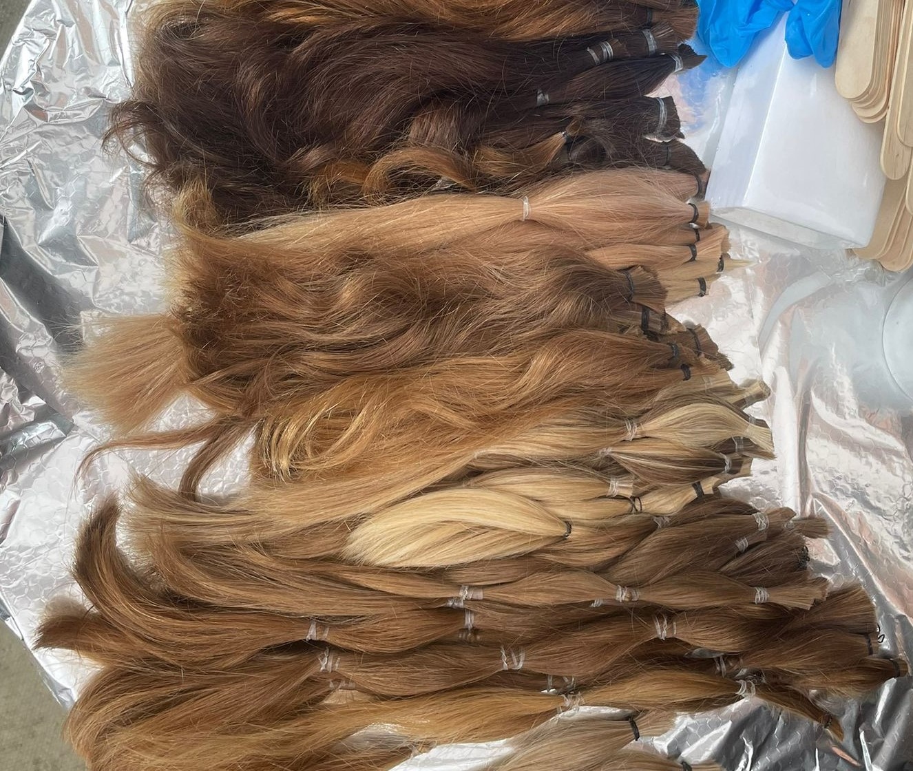 Fifteen people donated their hair to The Little Princess Trust.