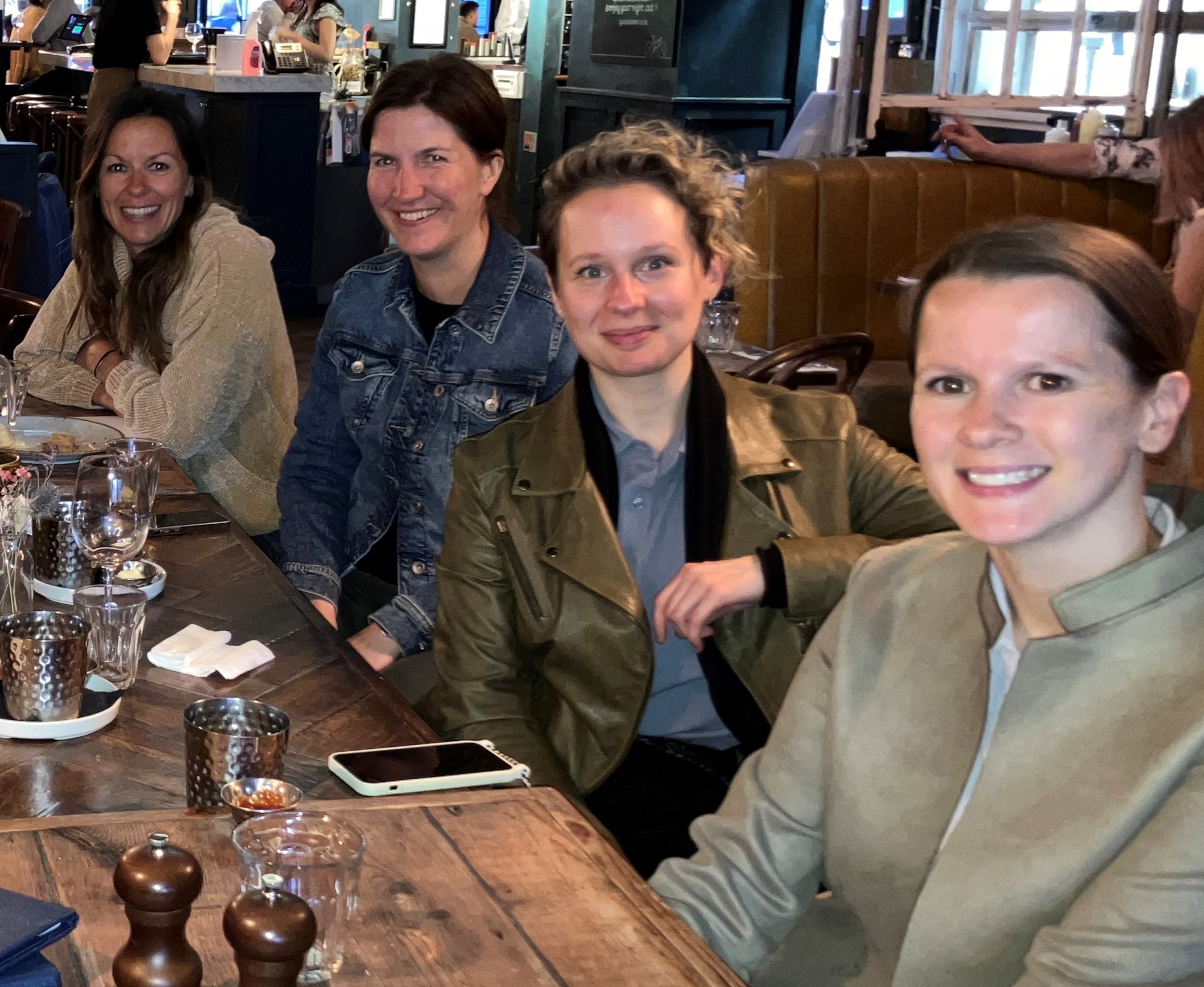 Dr Cecilia Roux (second right) wrote and developed the New Ideas project which is being led by (left) Dr Alejandra Bruna.