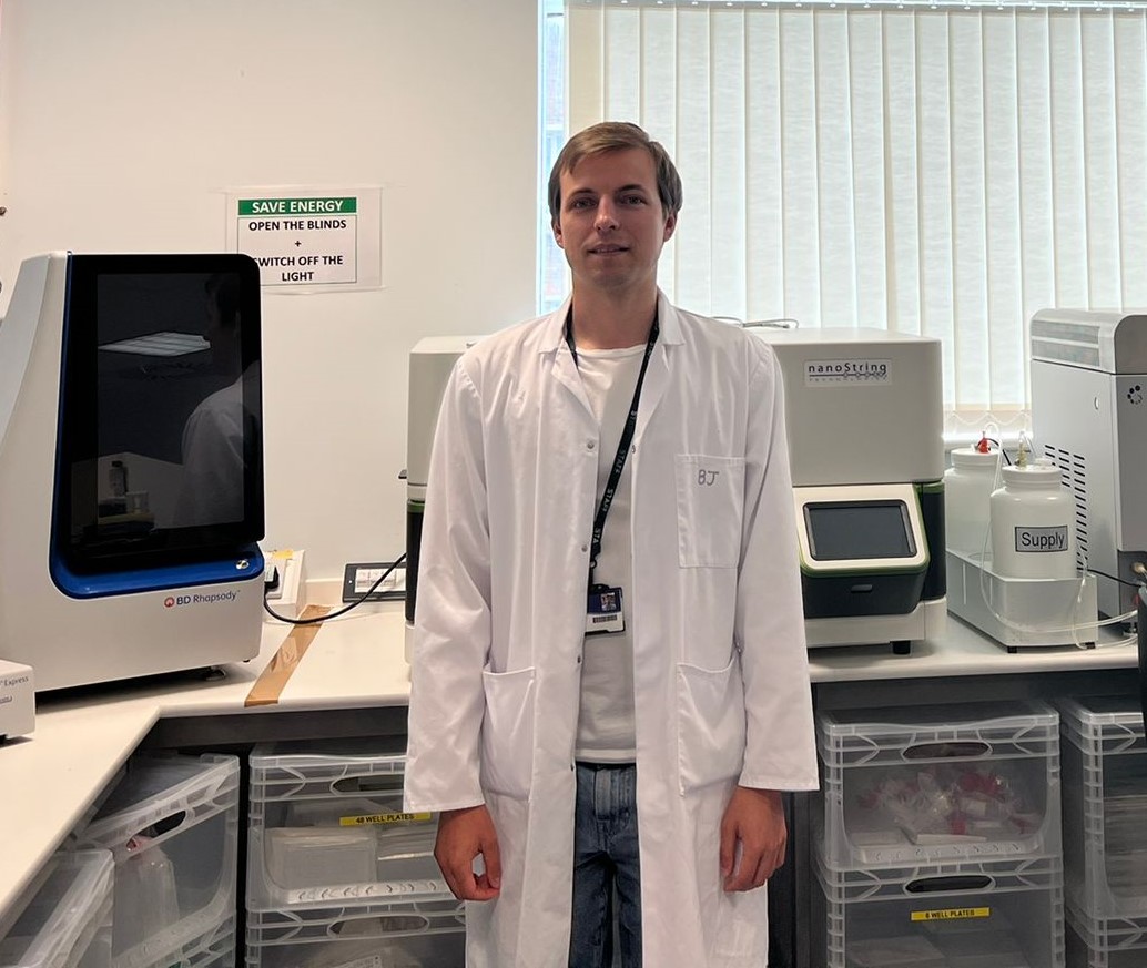 Dr Nick Jones is looking for safer treatments for children with T-cell acute lymphoblastic leukaemia.