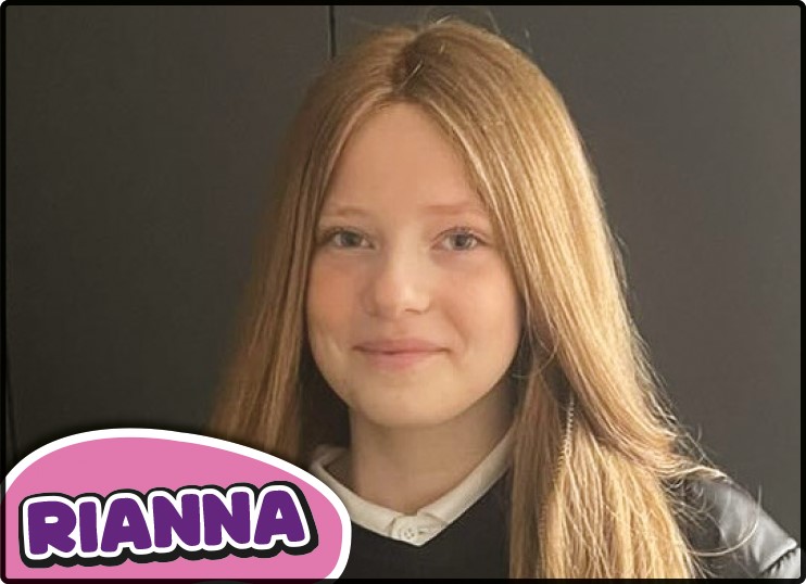 Rianna recieved her wig four days after first contacting The Little Princess Trust.
